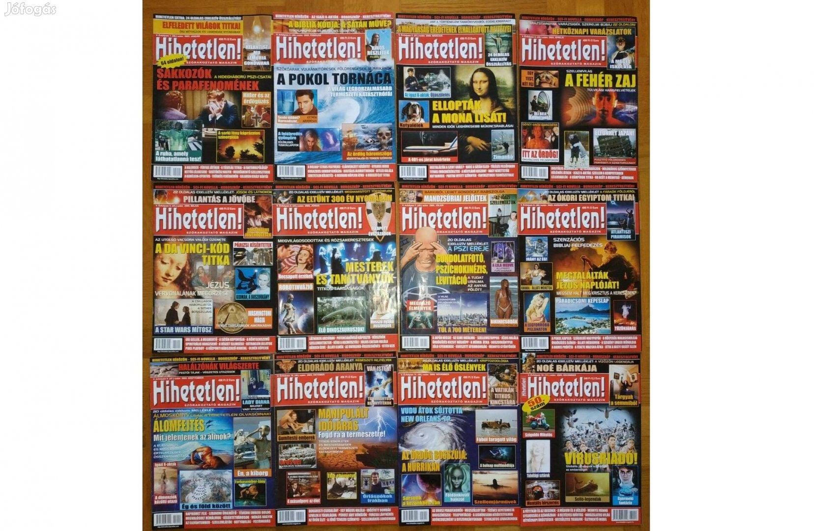 Hihetetlen magazin teljes évfolyam 2005