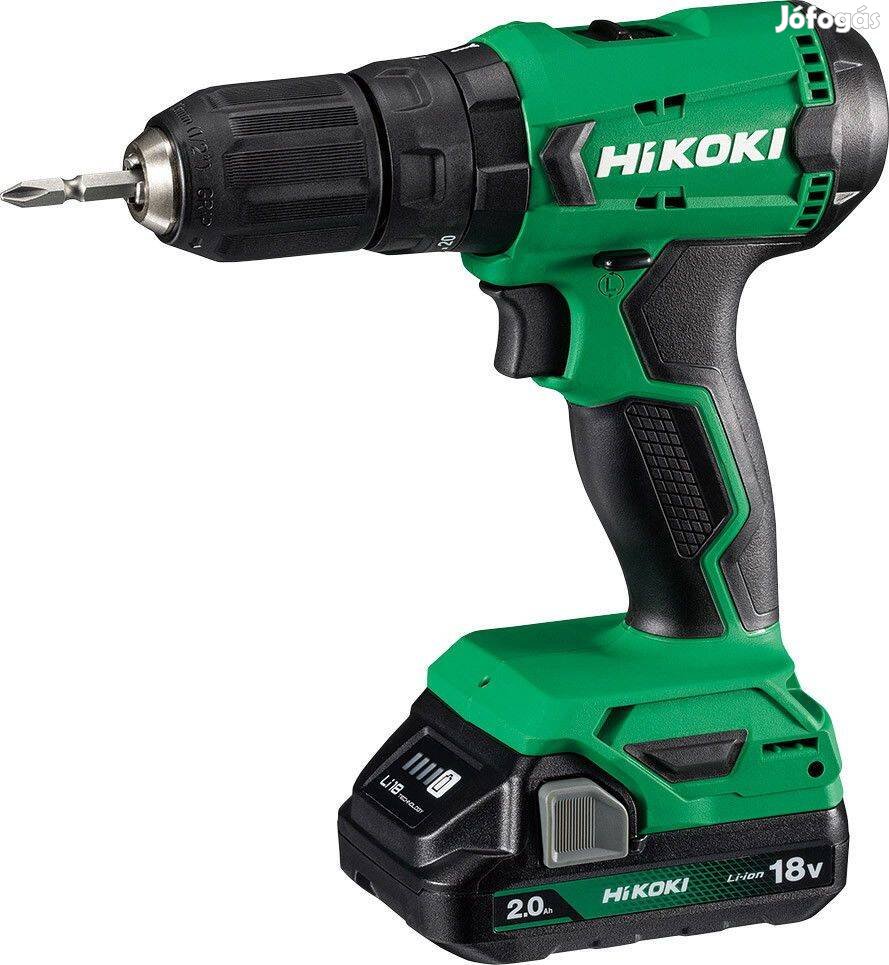 Hikoki DV18DA-koffer Akkus ütvefúró-csavarbehajtó (18V/2x2.0Ah/50Nm)