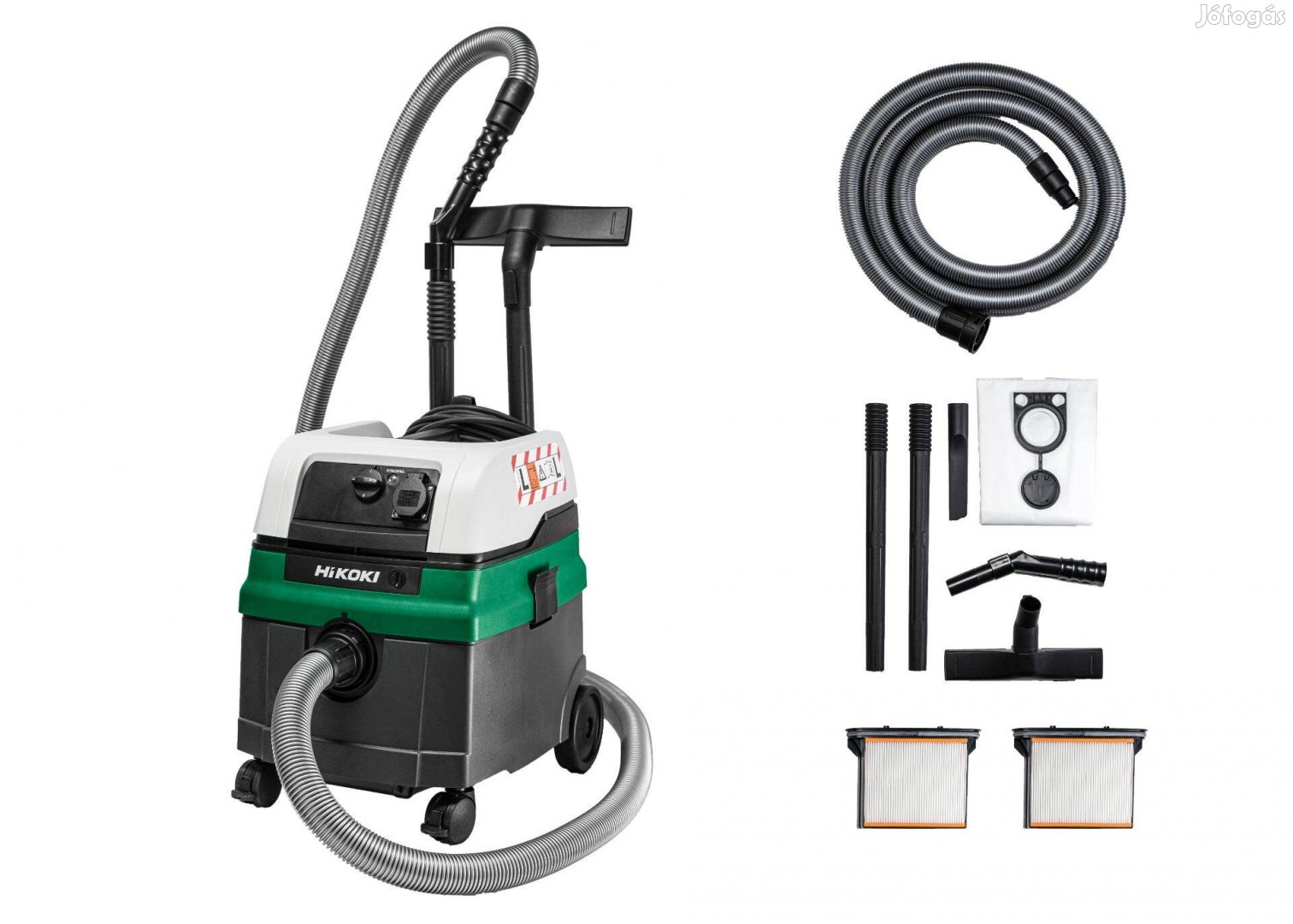 Hikoki RP250Ybl Ipari vizes/száraz porszívó (1400W/270mbar/L)