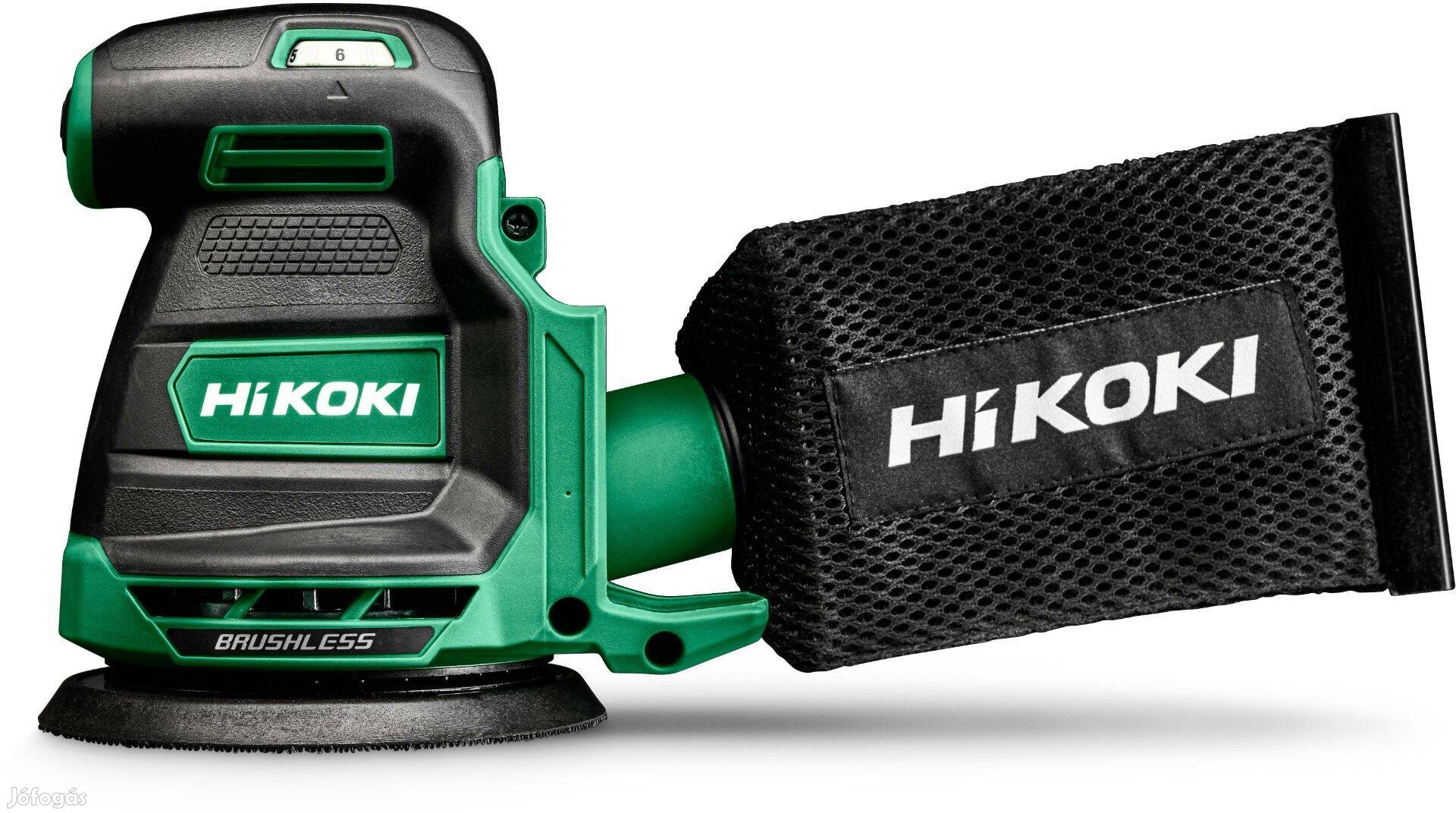 Hikoki SV1813DAW4Z Akkus excentercsiszoló 18V/125mm (akku és töltő