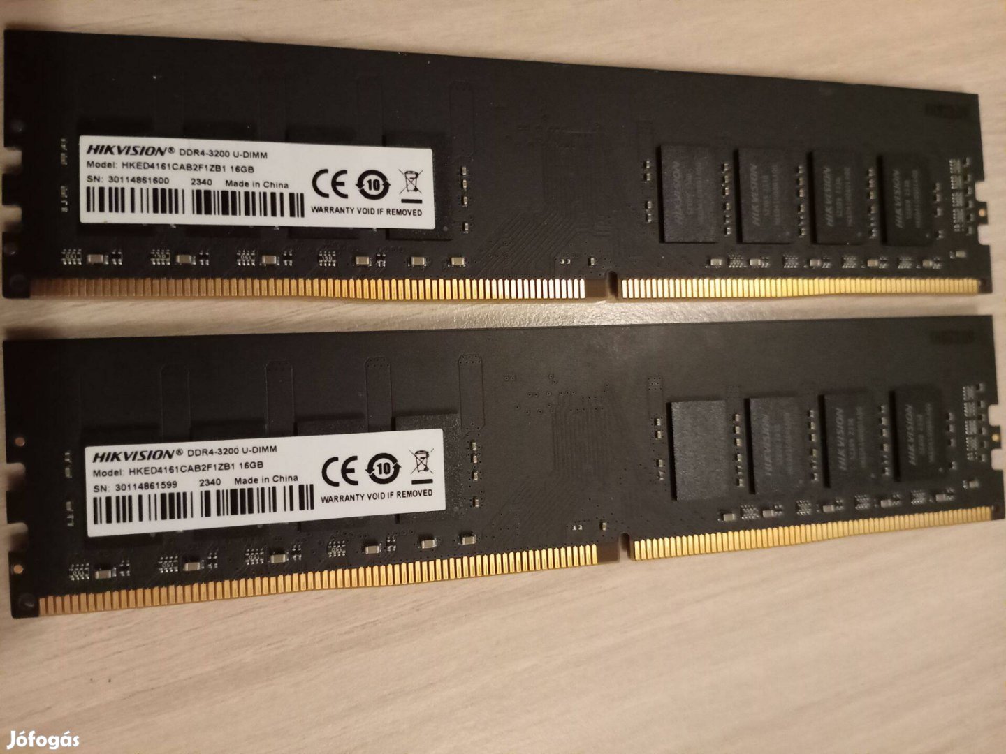 Hikvision 2x16GB DDR4 3200MHz memória