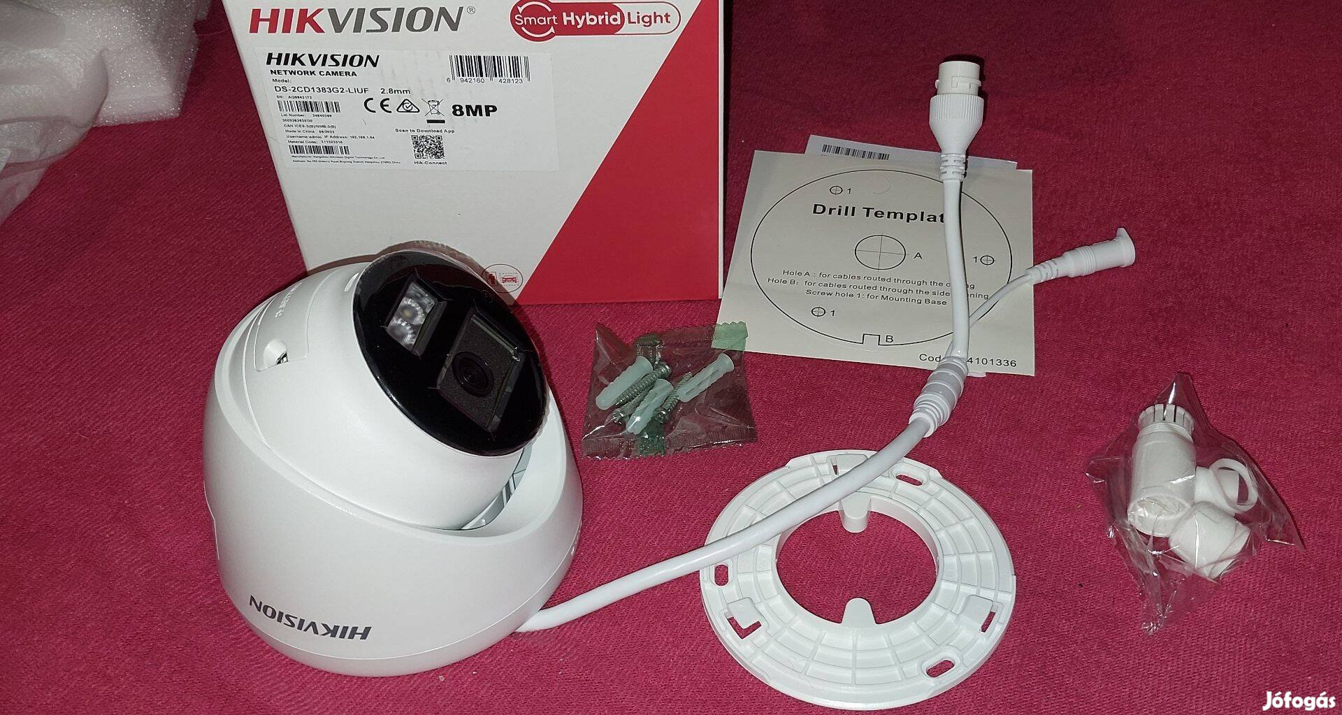 Hikvision DS-2CD1383G2-Liuf 8MP 2.8mm WDR Mikrofon,