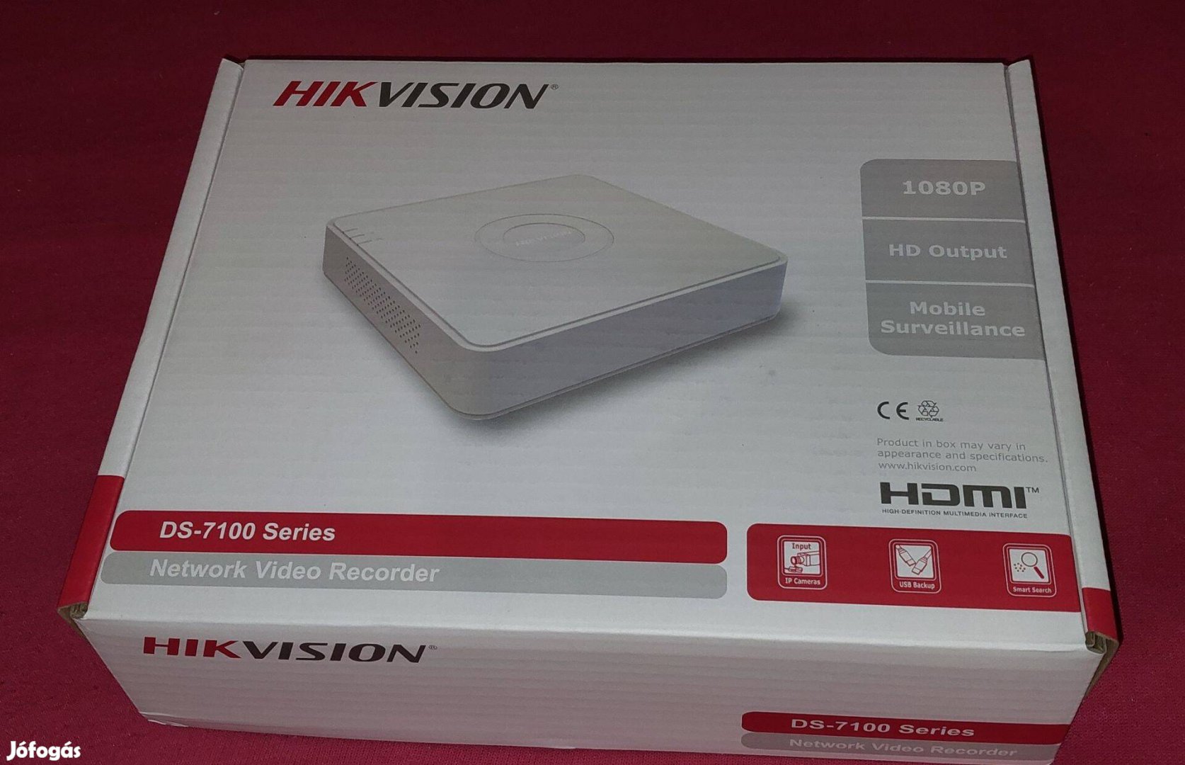 Hikvision DS-7104NI-Q1 Nvr 4db IP Kamera max 6Mpx felbontás