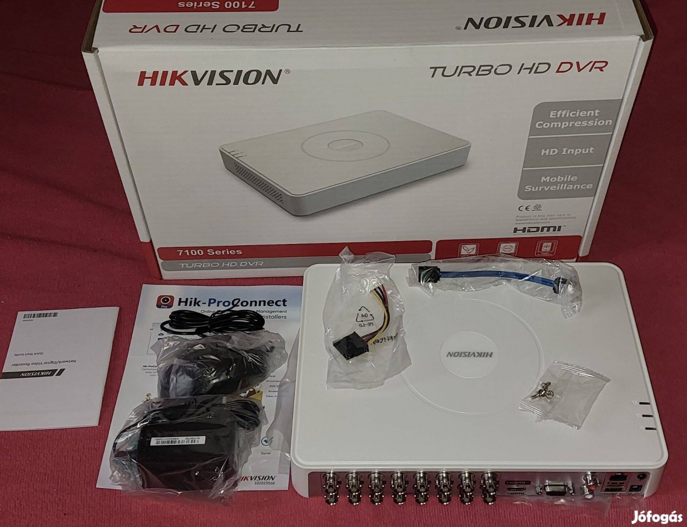 Hikvision DS 7116Hghi K1 16db Analóg DVR, 18db 5MP IP Nvr