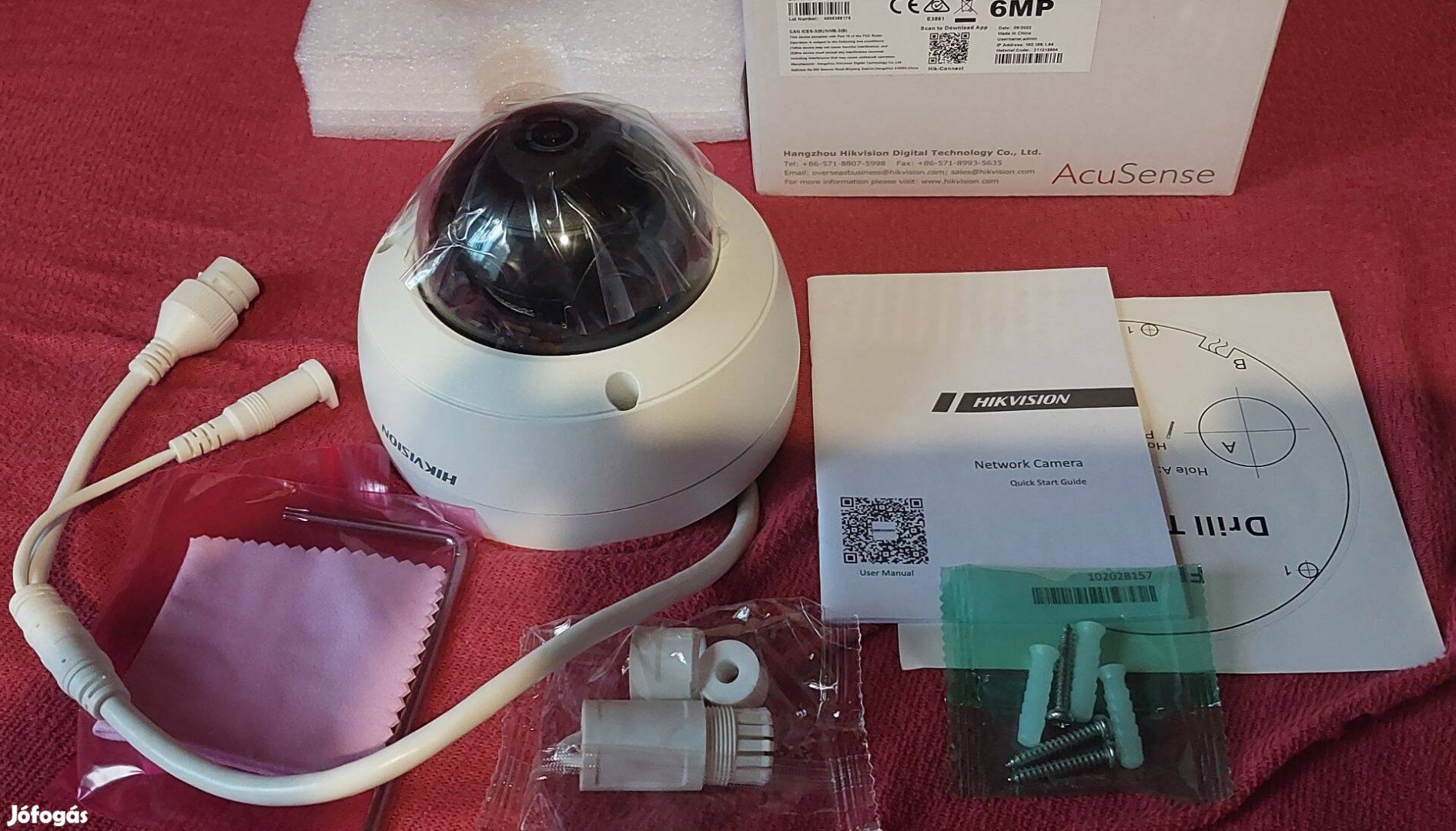 Hikvision Dome IP Kamera DS-2CD2163G2-IU