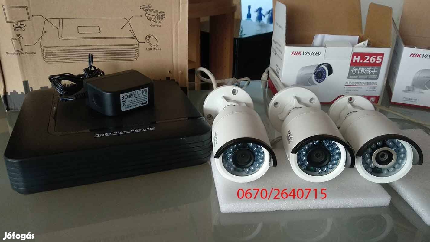 Hikvision HD IP kamerák 8 csatornás Onvif HD rögzítővel -18-