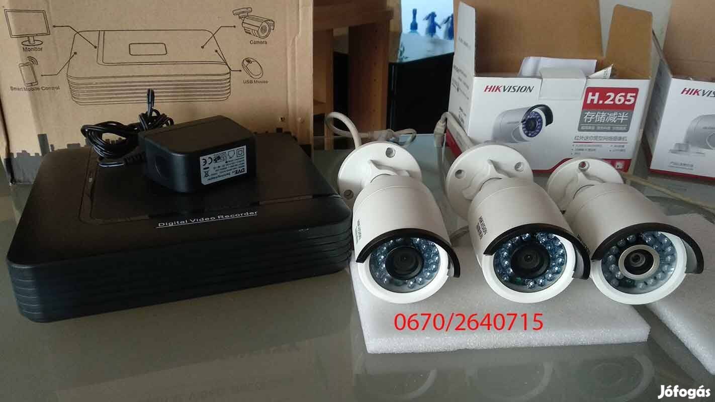 Hikvision HD IP kamerák 8 csatornás Onvif HD rögzítővel (1)