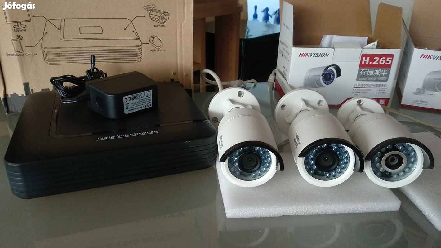 Hikvision HD IP kamerák + 8 csatornás Onvif HD rögzítő (15)