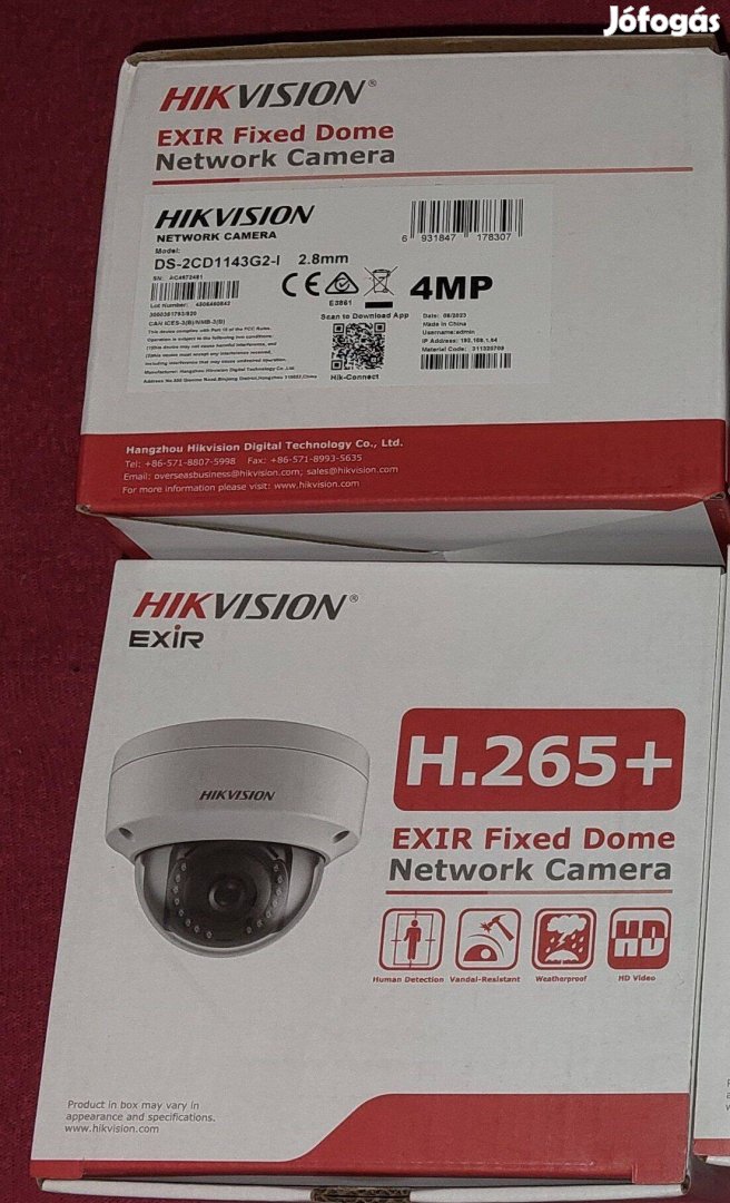 Hikvision IP Dome Kamera DS-2CD1143G2-I 4Mpx 2.8mm