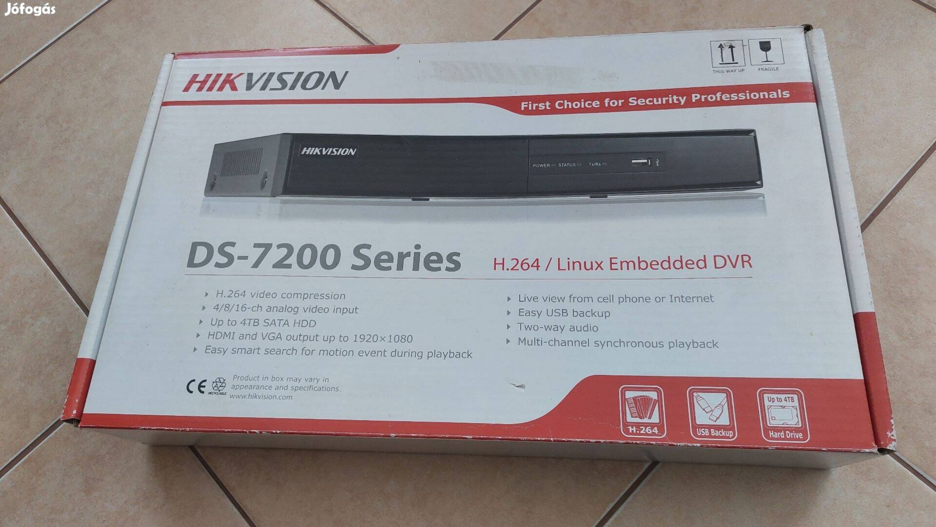 Hikvision digitális videorögzítő