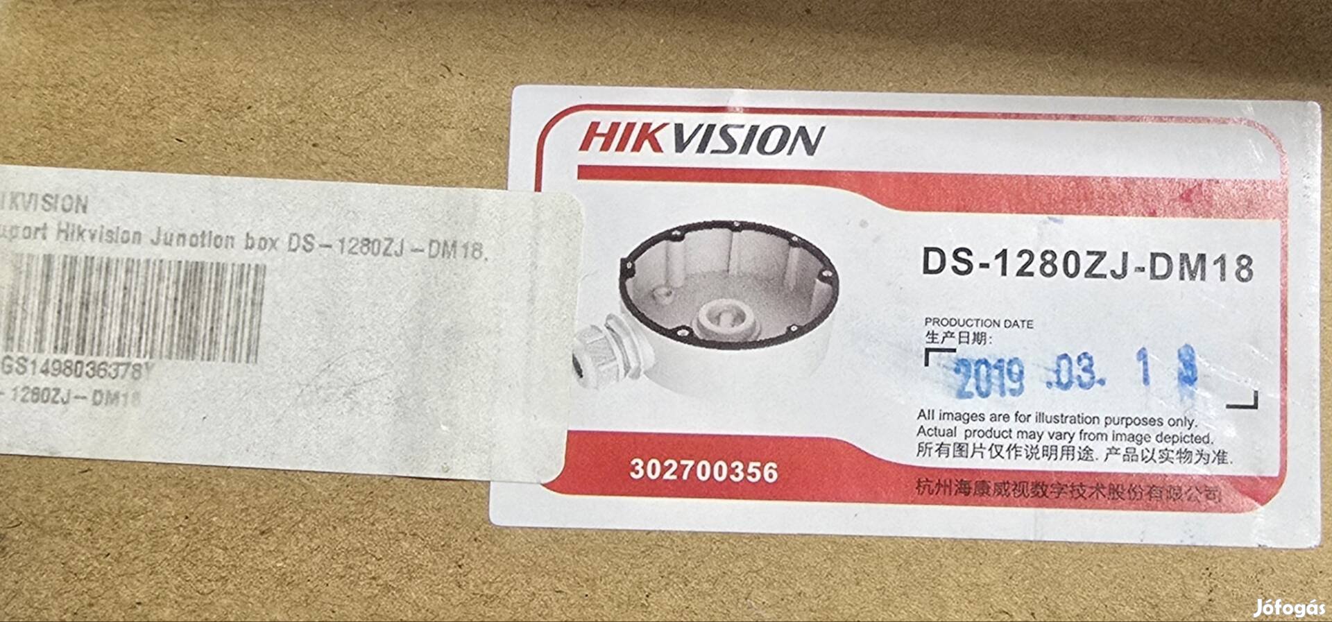 Hikvision kötődoboz DS-1280ZJ-DM18 4db