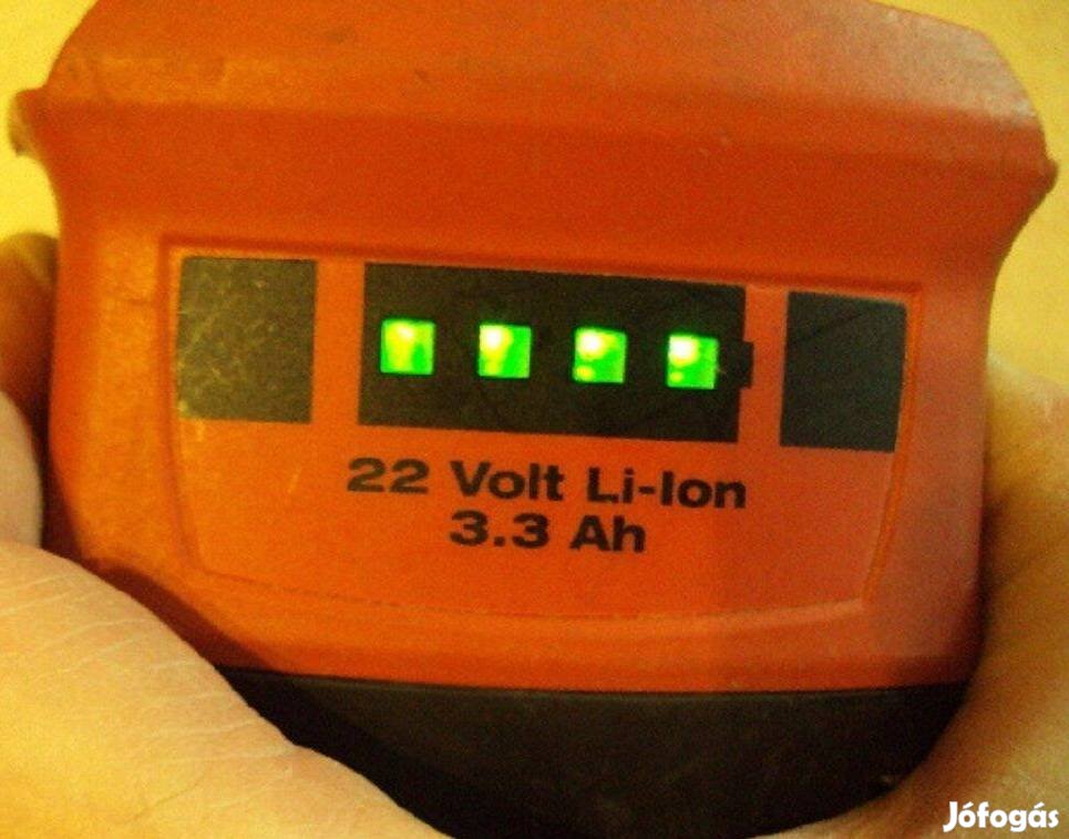 Hilti 22V 3.3Ah akku kiváló állapotban