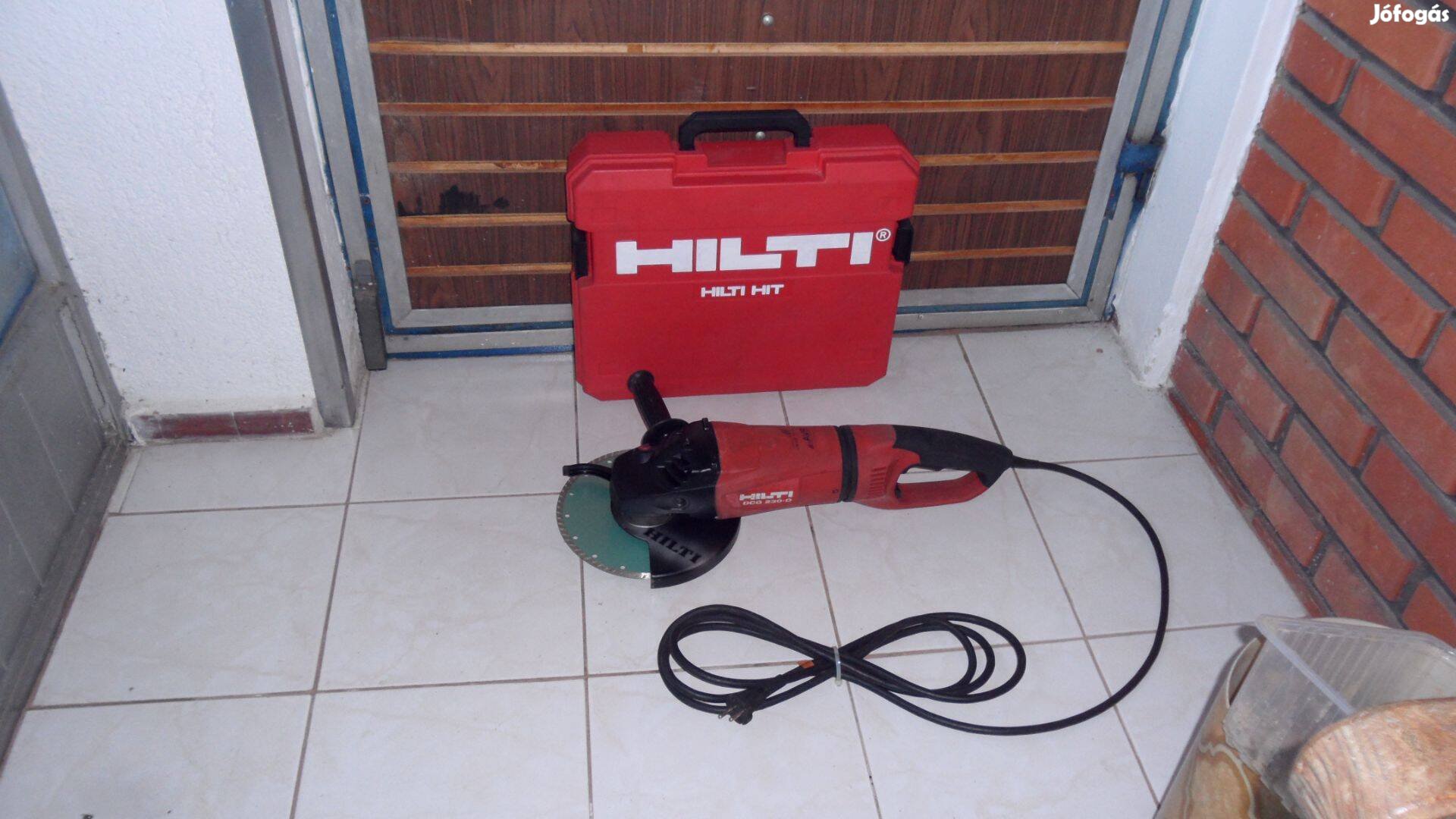 Hilti 235 csiszoló sarokcsiszoló köszörű flex Makita Bosch kés