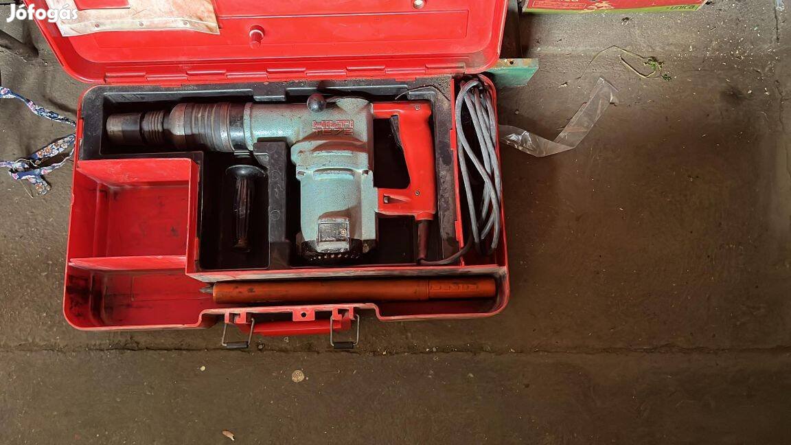 Hilti-72 fúró -vésögép + fúroszárak+ további tartozékok