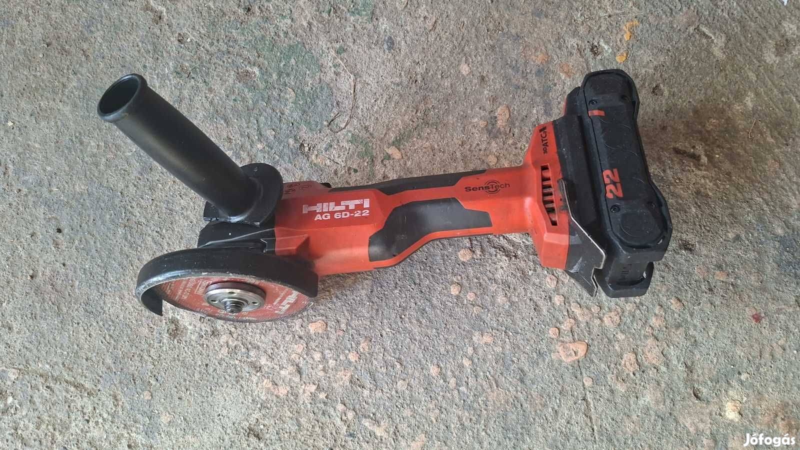 Hilti Ag 6D-22 Akkus flex akkuval