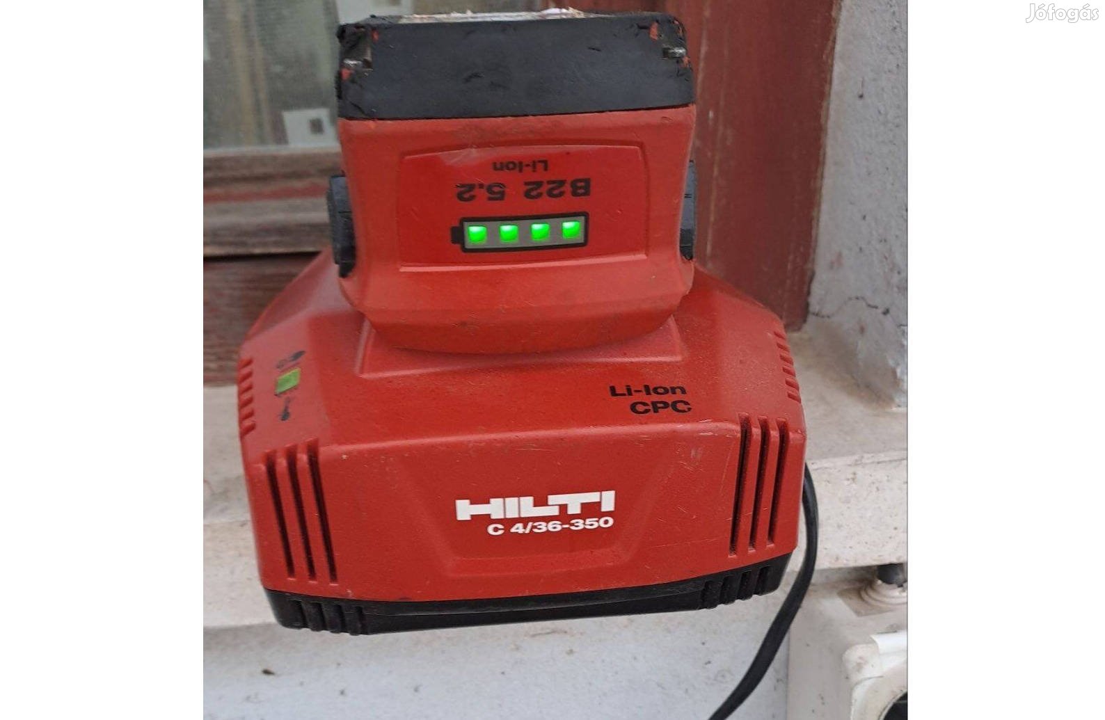 Hilti Akku + töltő