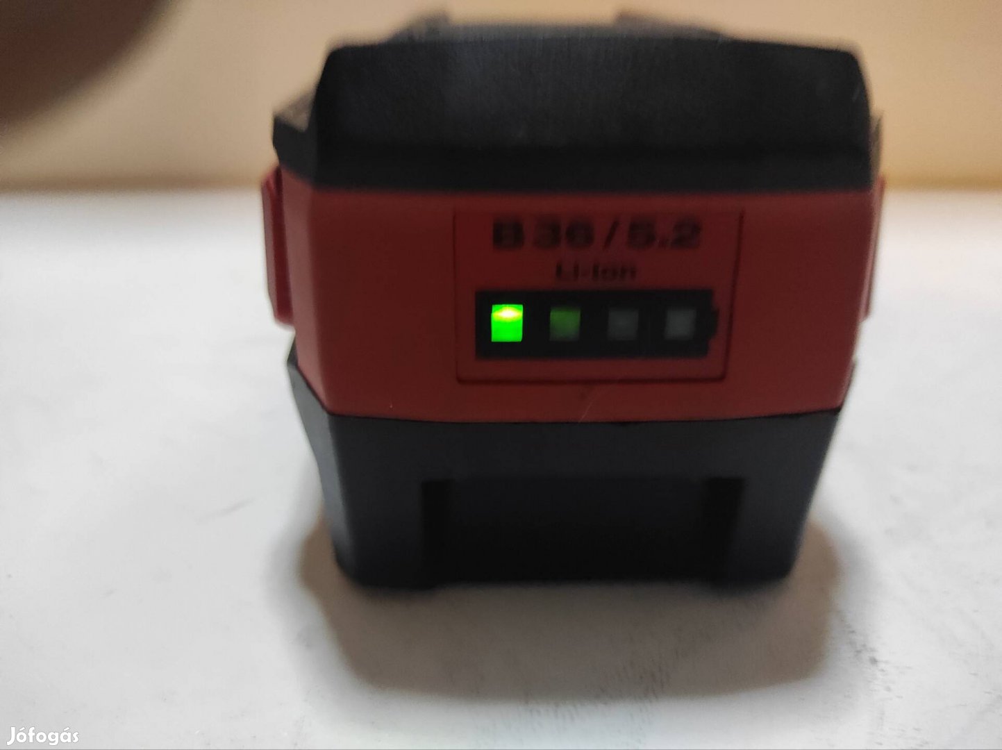Hilti B 36-5,2 Li-ionos hibás akku
