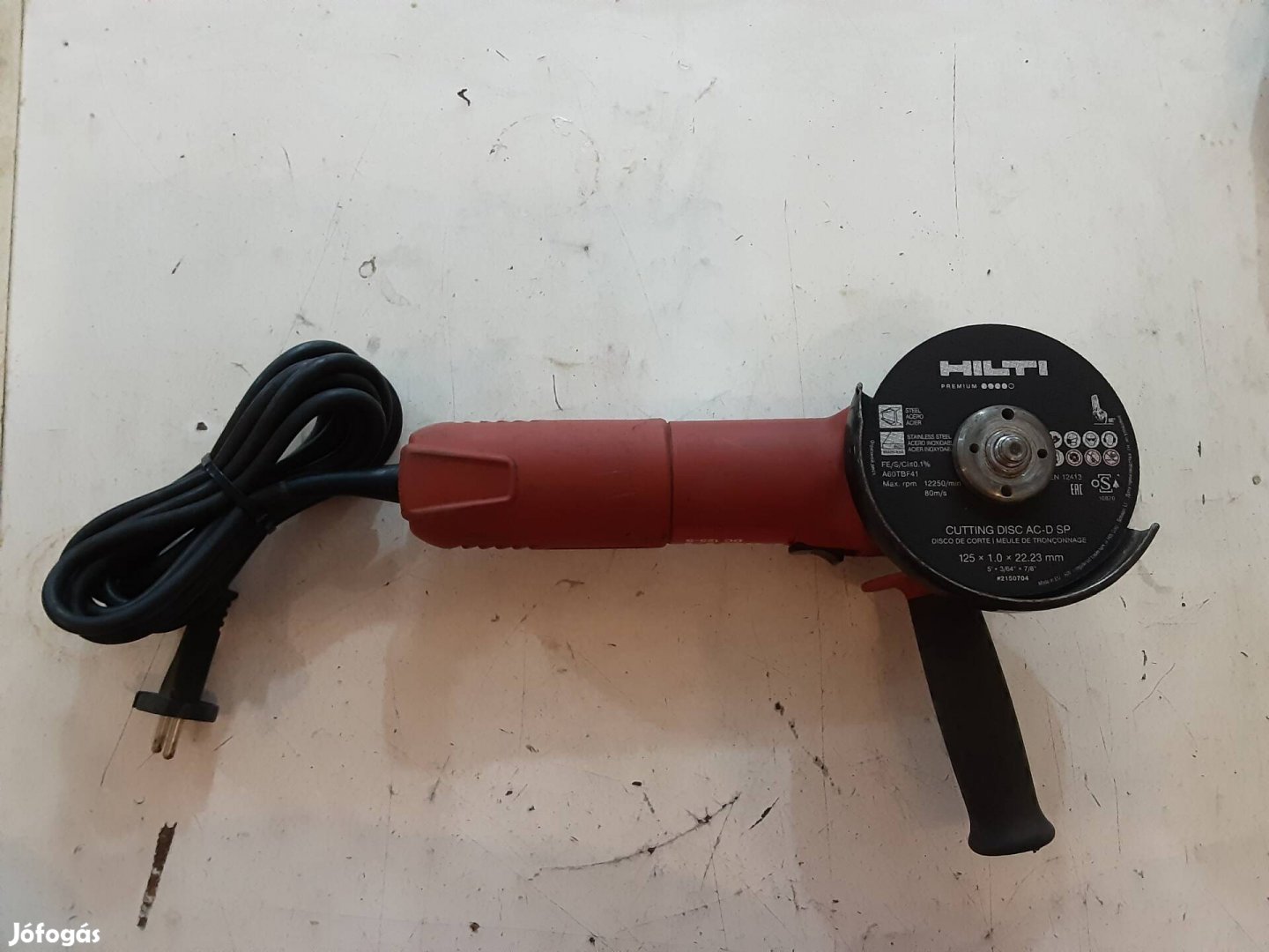 Hilti DC125-S kisflex 1400 wattos sarokcsiszoló 125-ös flex