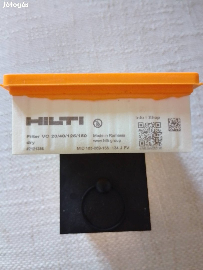 Hilti Gyári Dry Pórszívó szűrő új