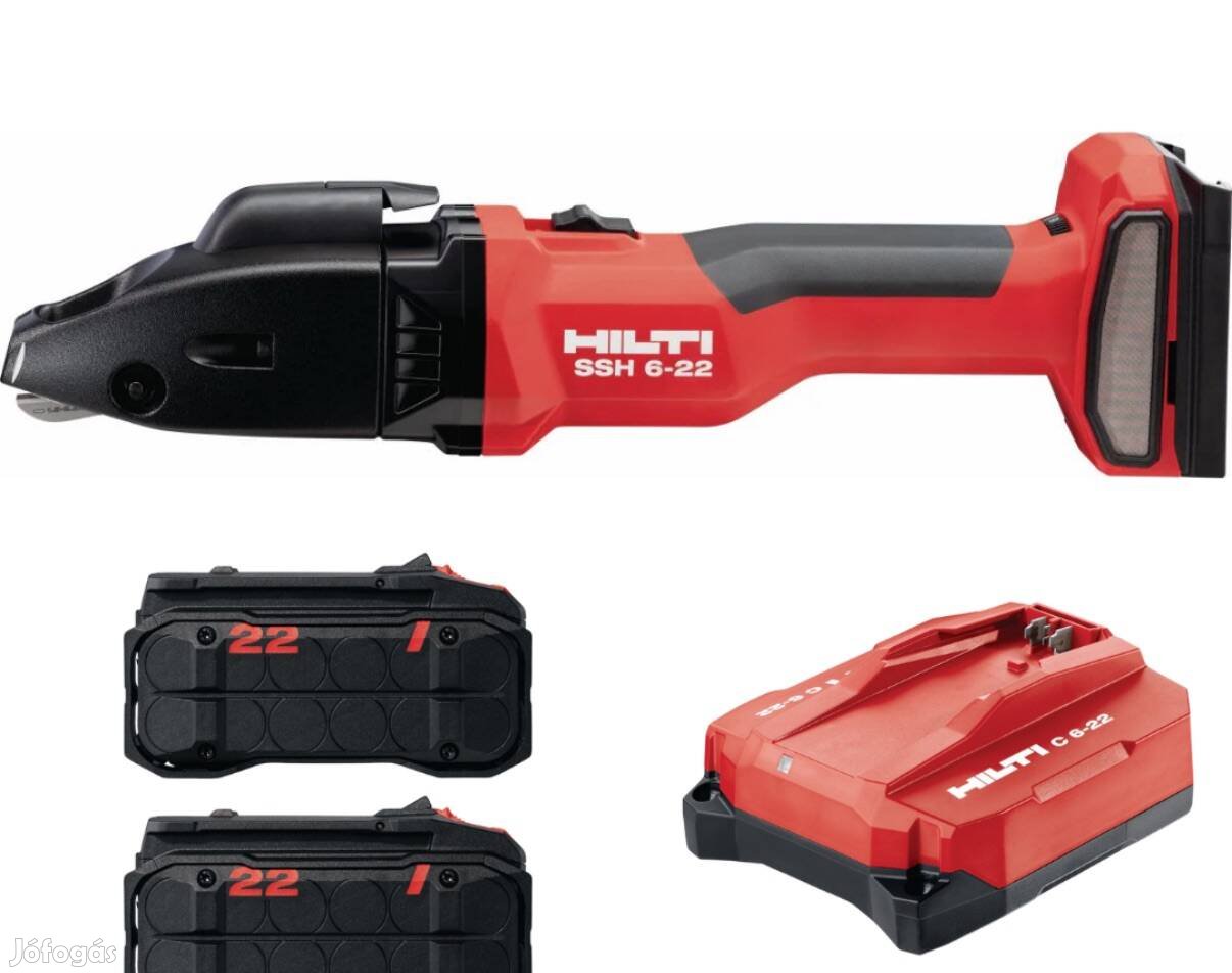 Hilti SSH6 nuron szet 2db 110akku 1db c6 töltő teljesen uj