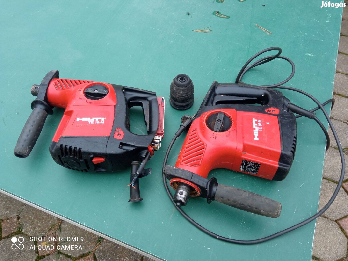 Hilti TE16-M 2 db + egy tokmány Péternek