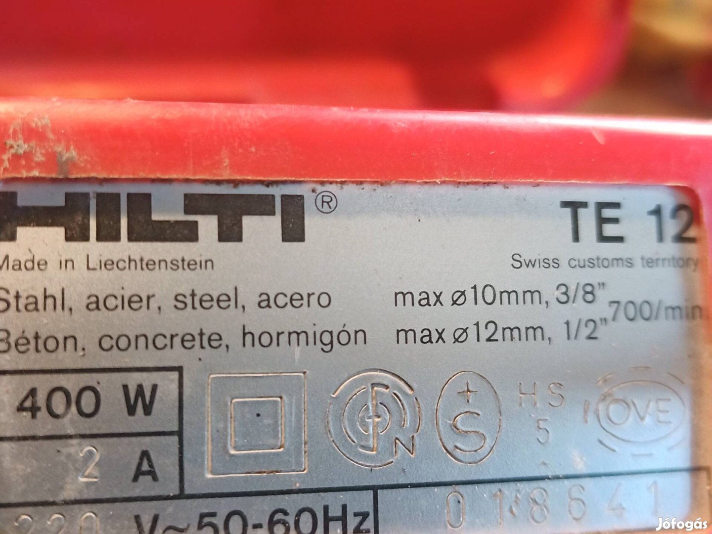 Hilti TE 12 ütvefúró