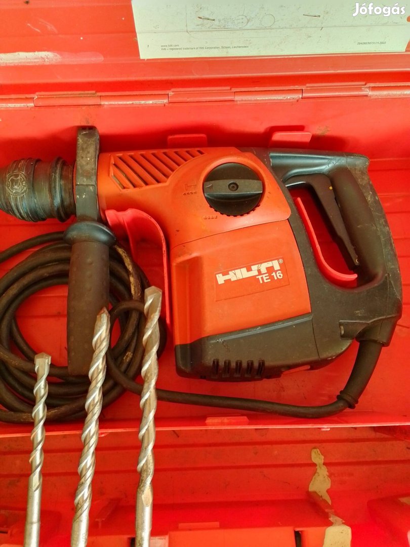 Hilti TE-16 Ütve Sima fúró.1 hó Garancia! Kitűnő 