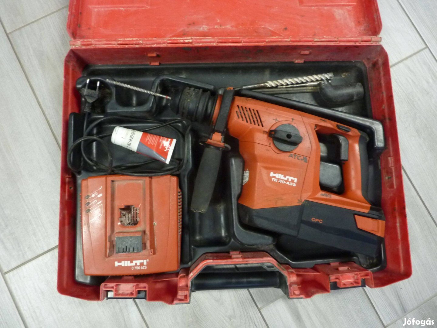 Hilti TE-30 A36 ATC 5.2Ah SDS Plus Ütvefúró Fúrókalapács Vésőgép