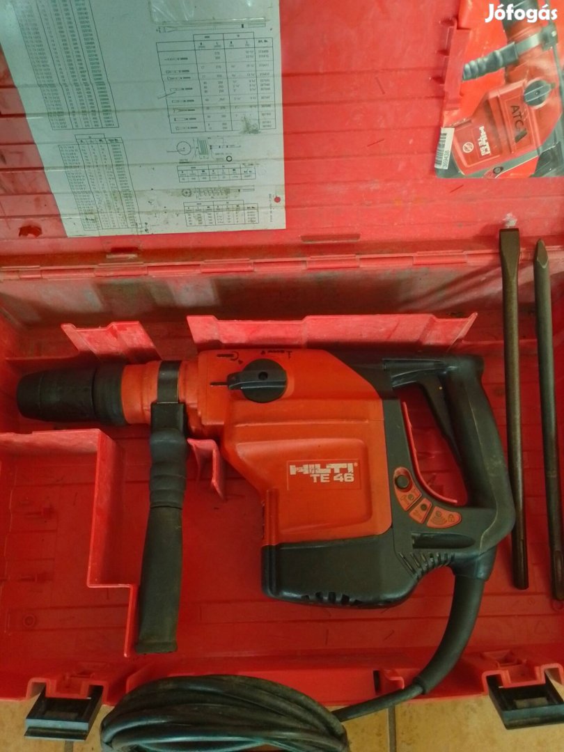 Hilti TE-46 TE-T-TOP.Kitűnő állapot.1 hó garancia!