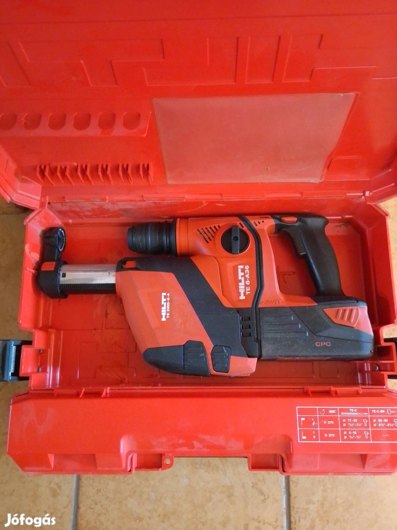 Hilti TE 6-A 36V.Nagyonjó állapot!1 hó Garancia!