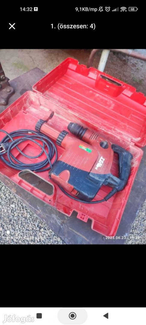 Hilti TE 6-S Porszívó adapterrel