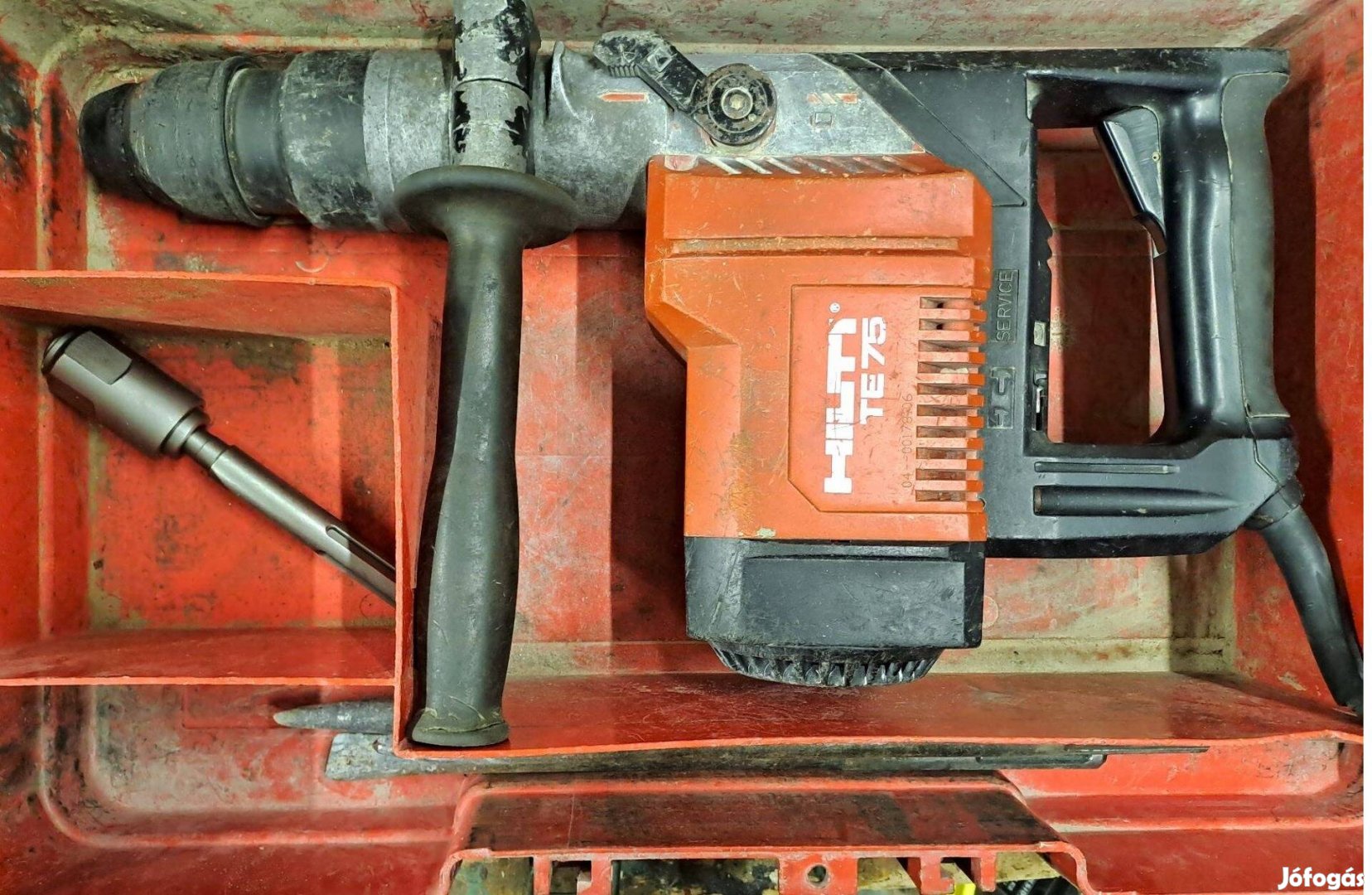 Hilti TE 75 vésőgép fúrókalapács kofferben