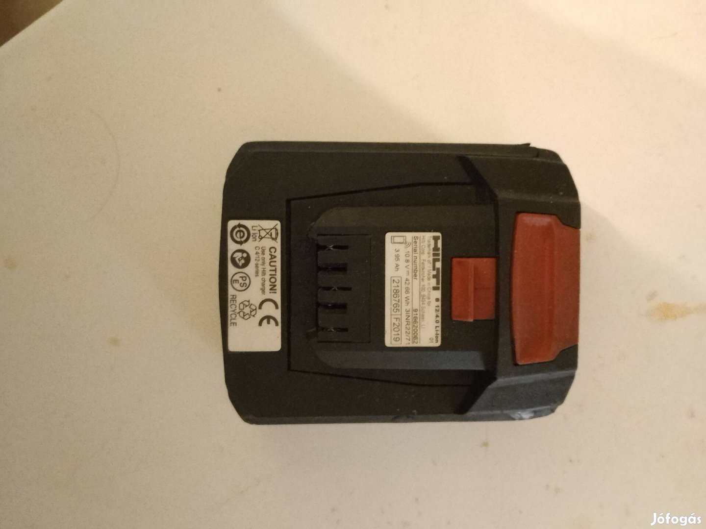 Hilti 12 volt 4.O Ah.Nagyon Jó Akku