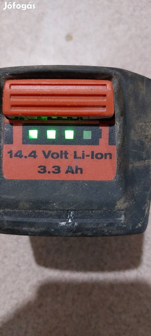 Hilti akkumulátor 14,4v 3,3ah