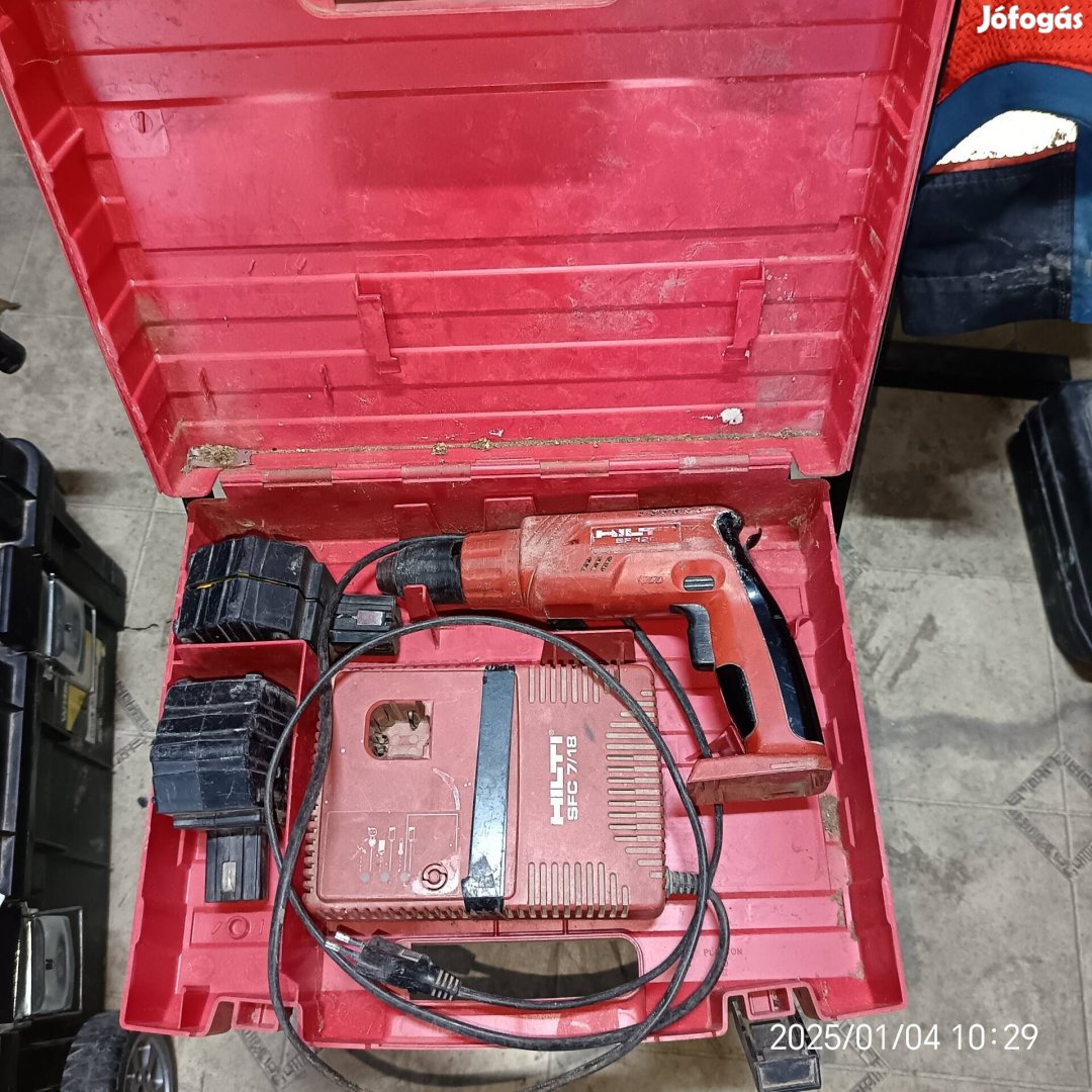 Hilti akkumulátoros fúró 