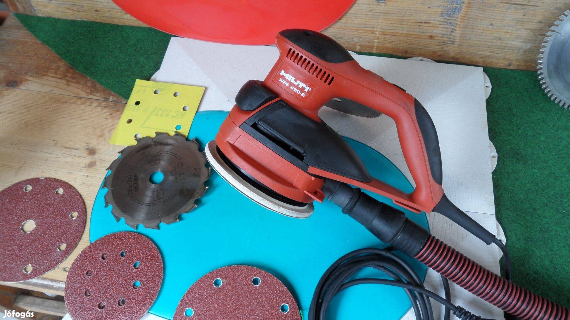 Hilti excentrikus körcsiszoló polírozó fordszab. dupla