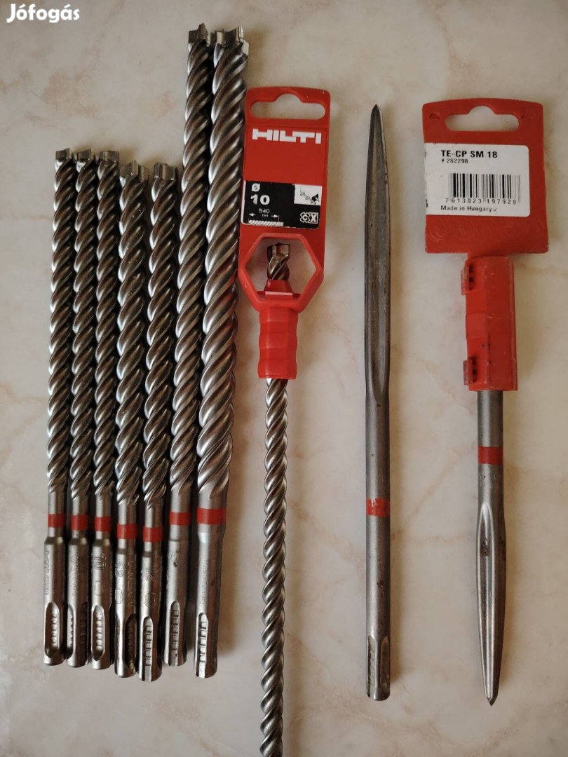 Hilti fúró és vésőszárak SDS PLUS