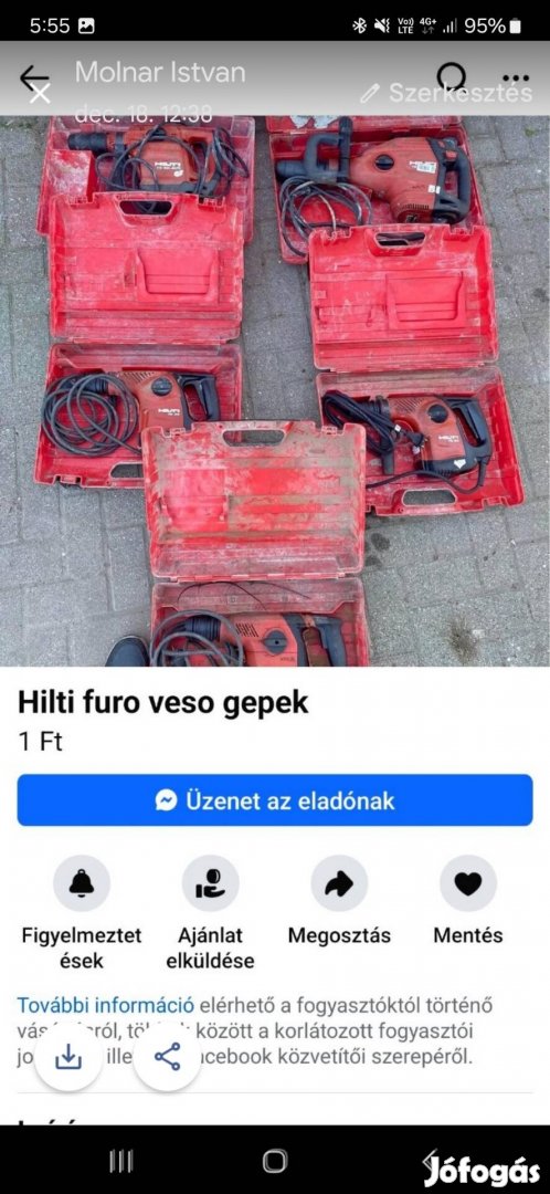 Hilti gépek 