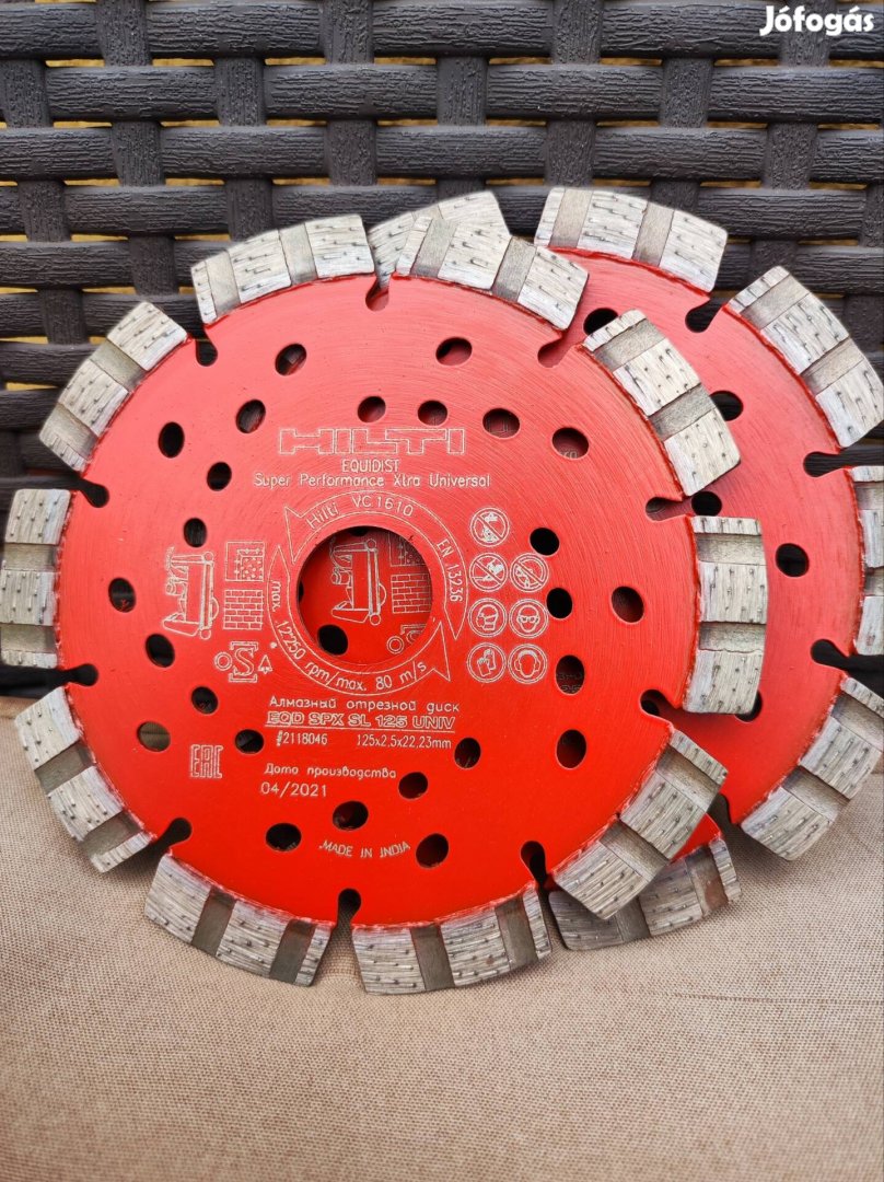 Hilti horonyvágó tárcsák 125 mm