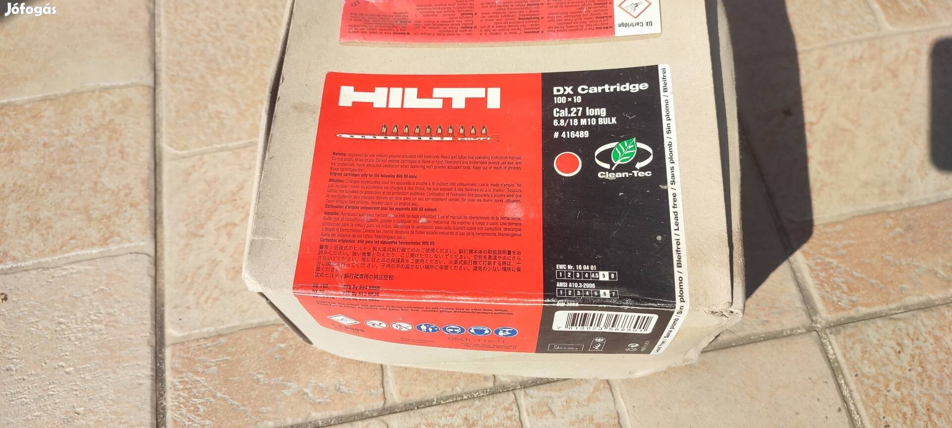 Hilti lőpatron 6.8/18 M10