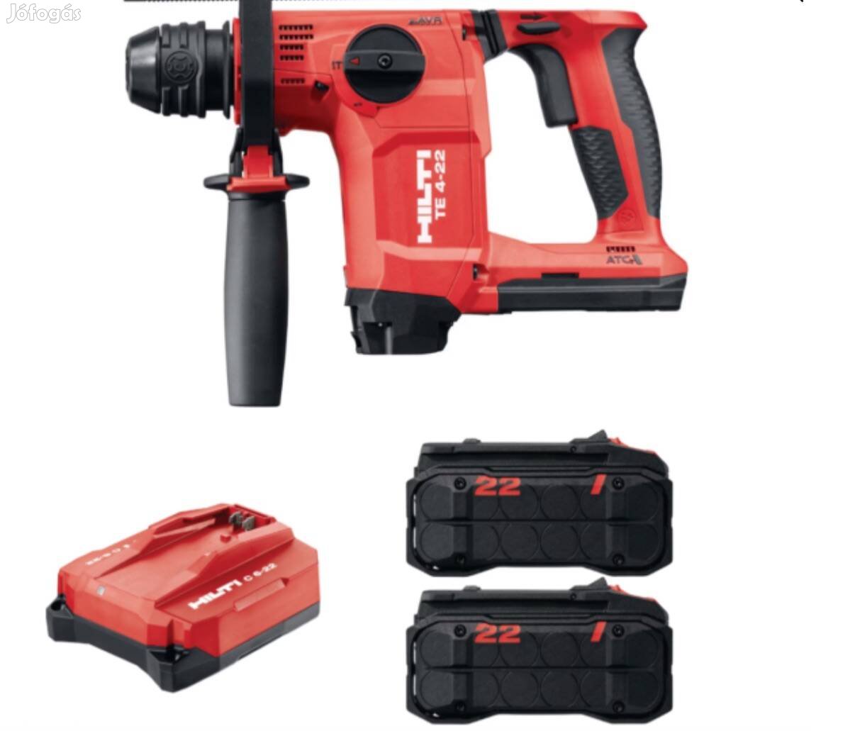 Hilti nuron te4 szet 2db 110akku 1db c6 töltő teljesen uj