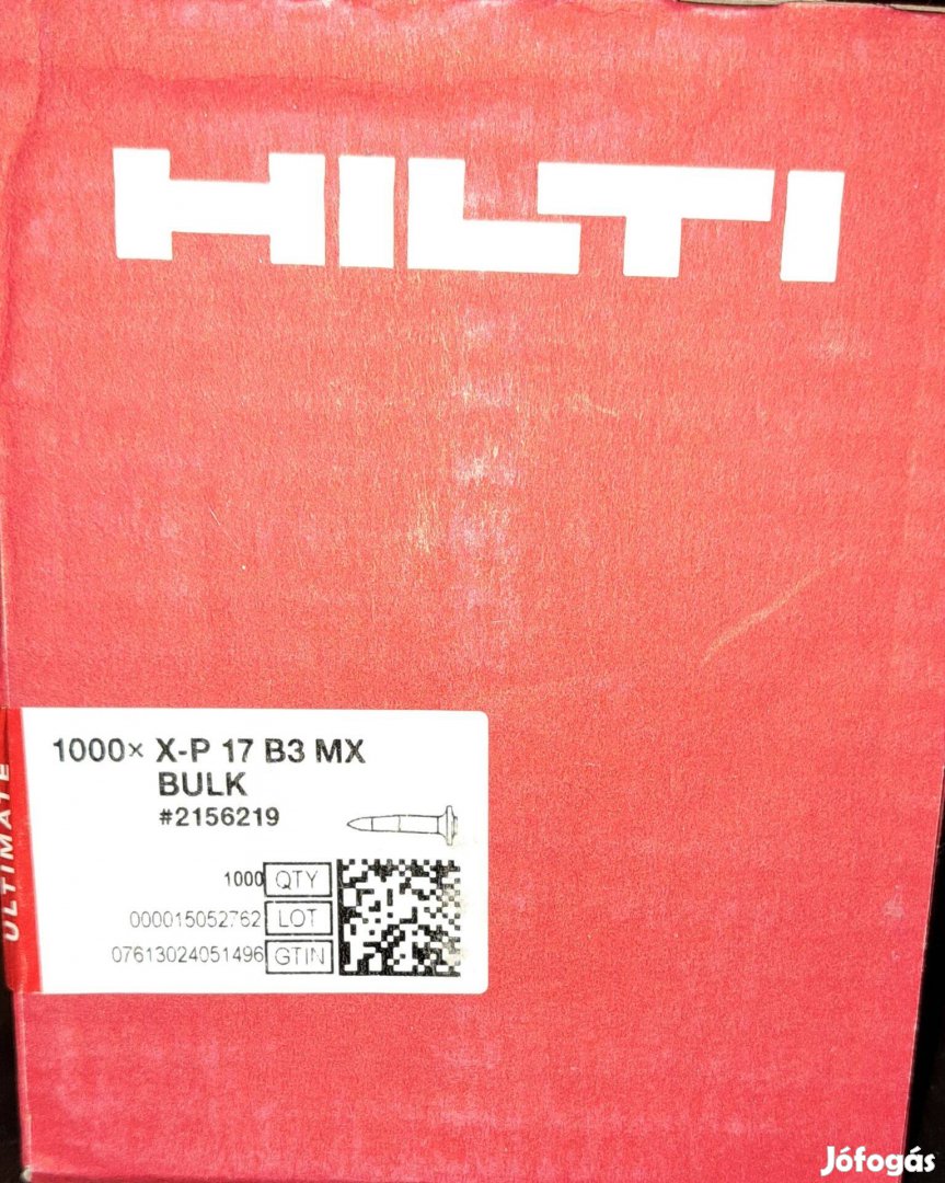 Hilti tárazott betonszeg akkus szegbelövőhöz eladó -szeg-szög