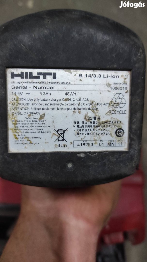 Hilti ütvecsavarozó 