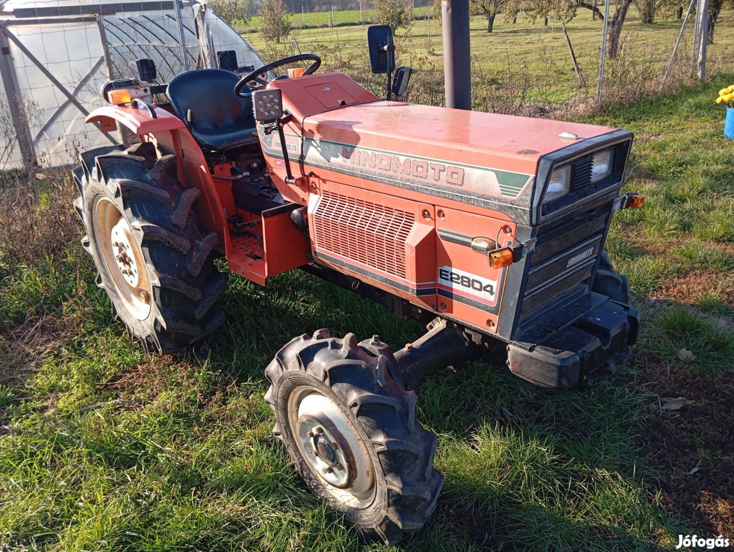 Hinomoto E2804 japán nagytestű traktor