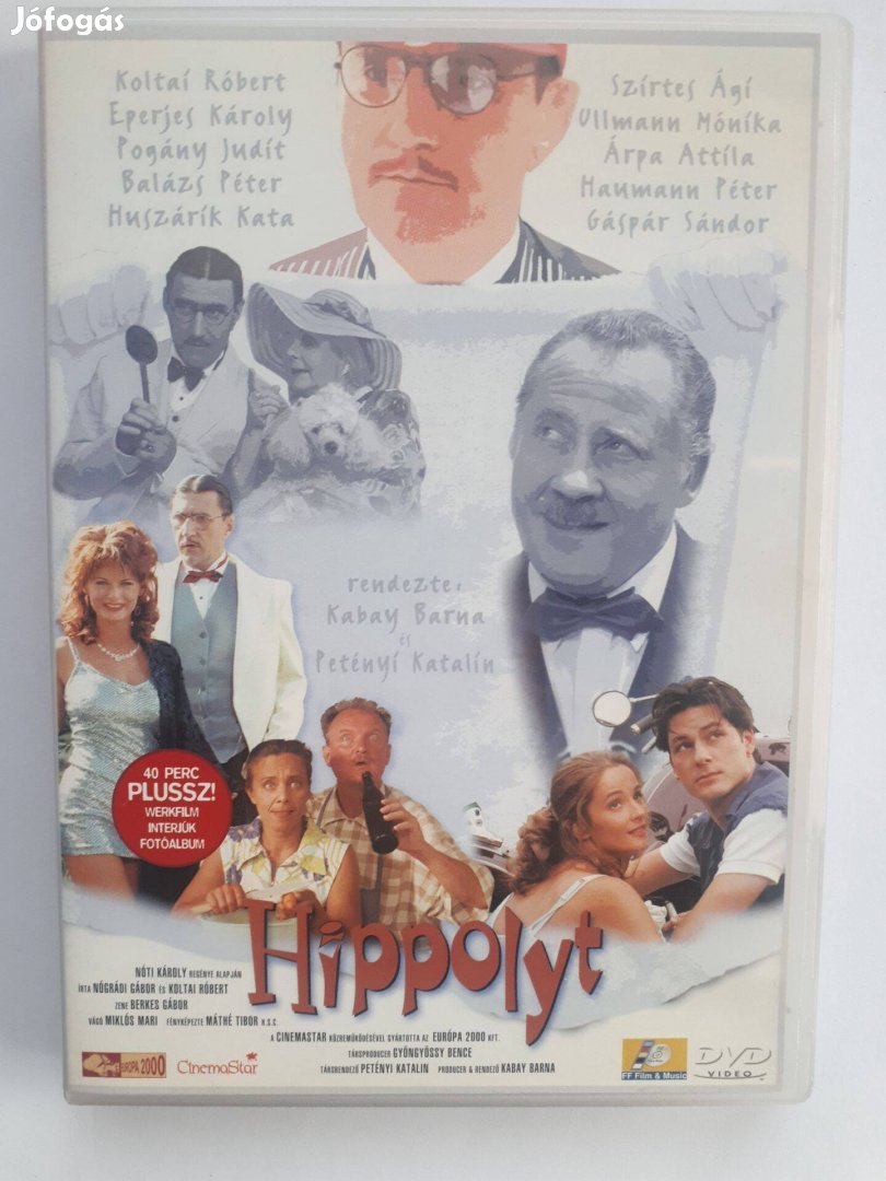 Hippolyt (1999) Koltai Róbert, Pogány Judit DVD (posta 510 Ft)