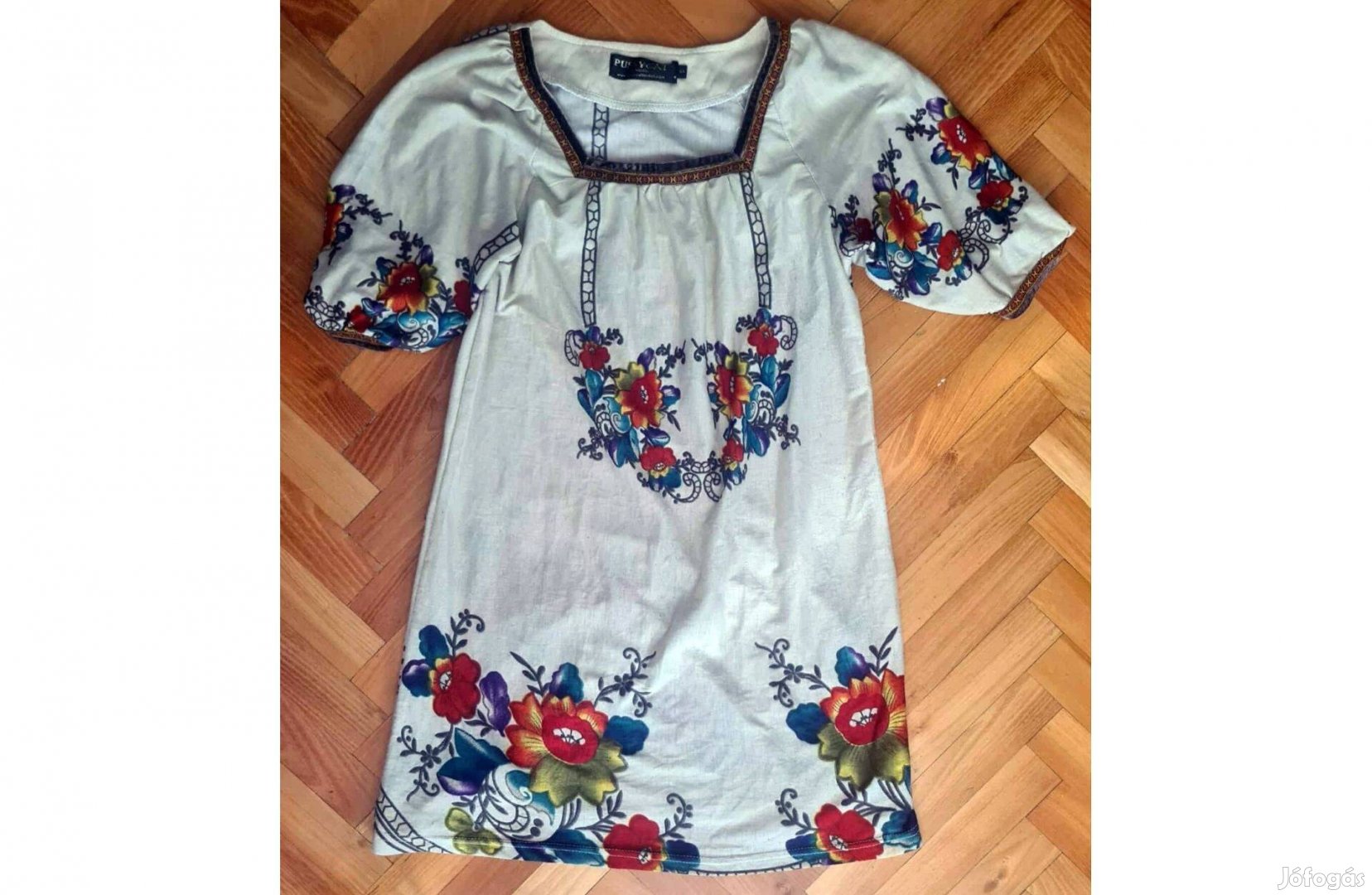 Hippy színes mintás tunika S-es