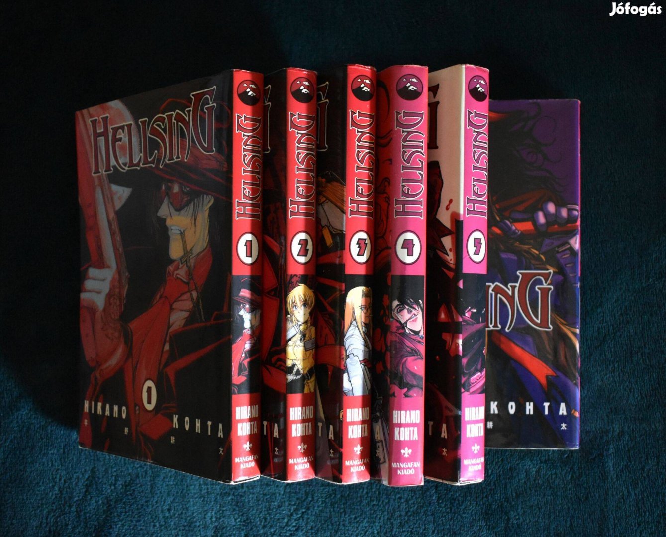 Hirano Kohta: Hellsing 1-6 magyar nyelvű manga képregény mangák