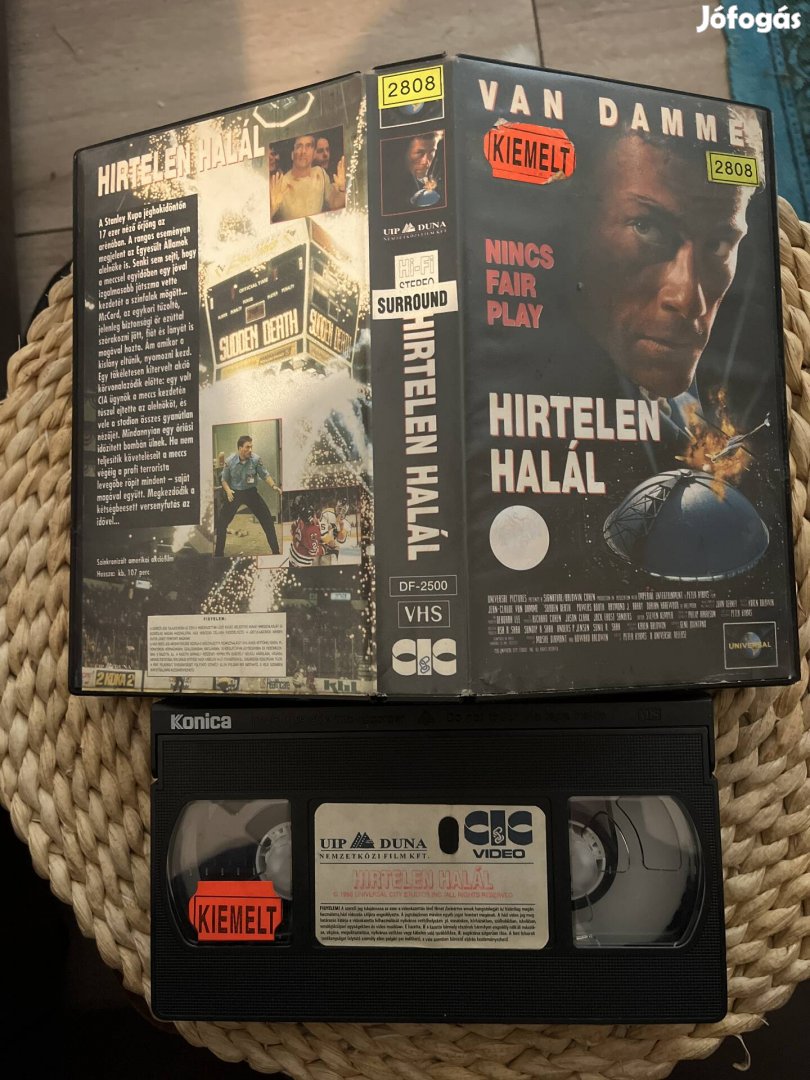 Hirtelen halál vhs