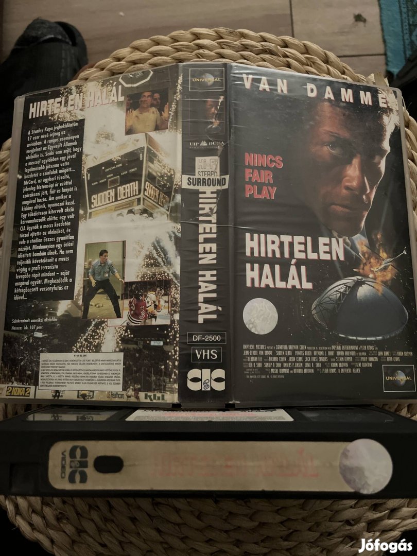 Hirtelen halál vhs