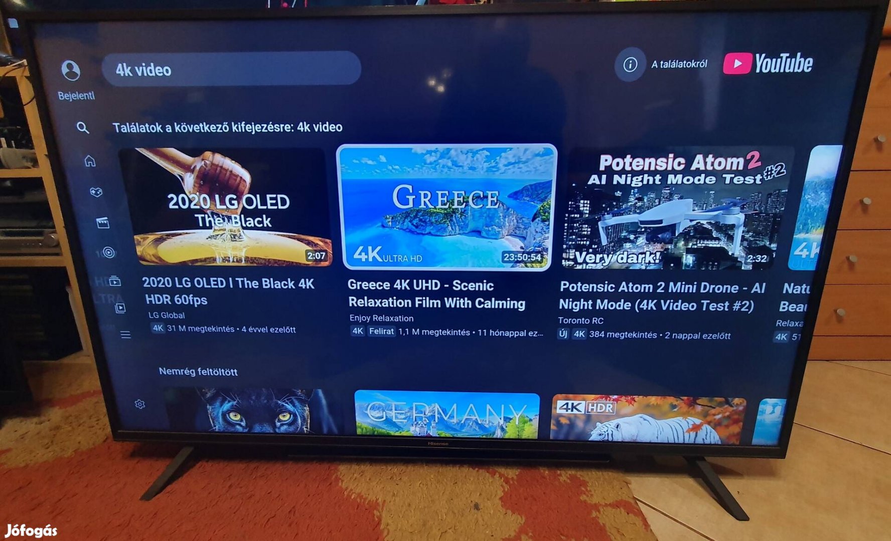 Hisense 127cm 50" 4K LED Tv Smart Wifi Youtube